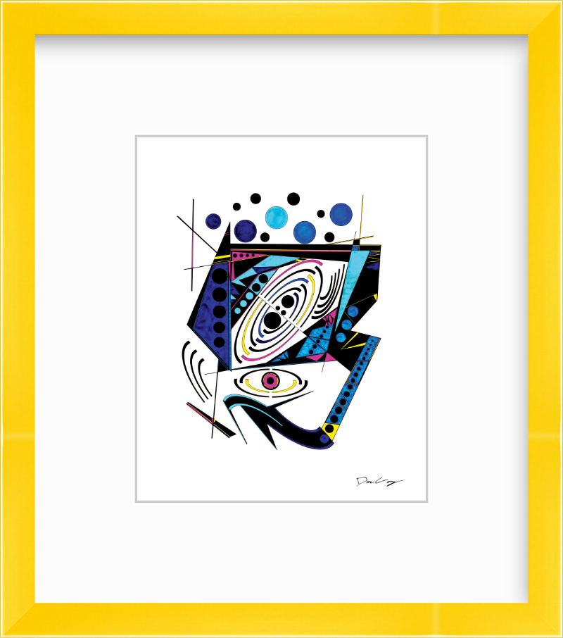 "90s Traffic" Framed Fine Art Print (Giclée)