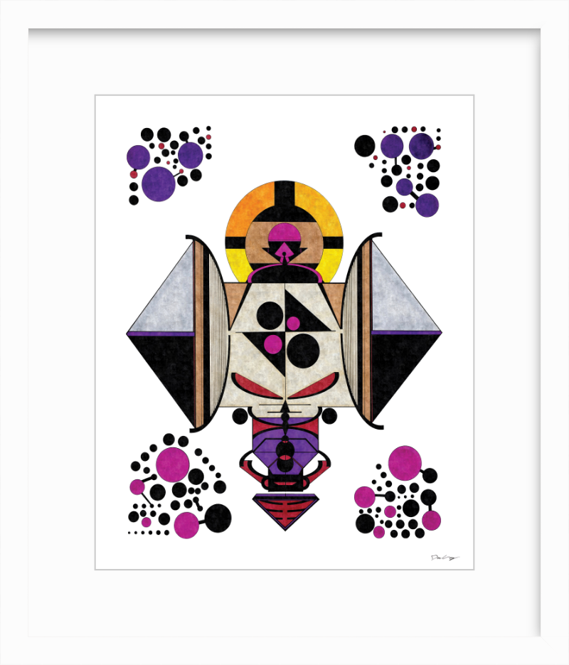 "Demon Shrine" Framed Fine Art Print (Giclée)