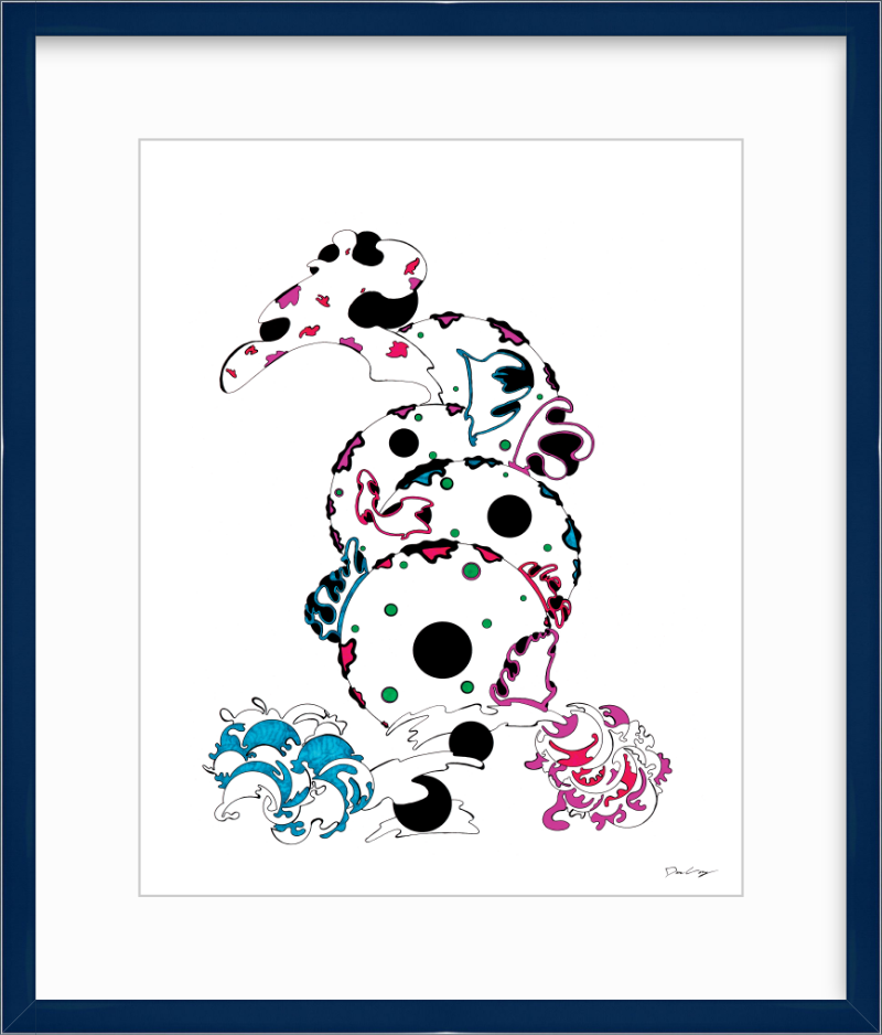 "Don't Be Koi" Framed Fine Art Print (Giclée)