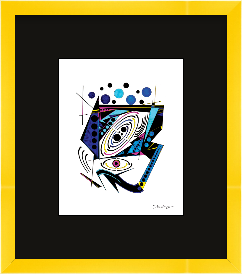 "90s Traffic" Framed Fine Art Print (Giclée)