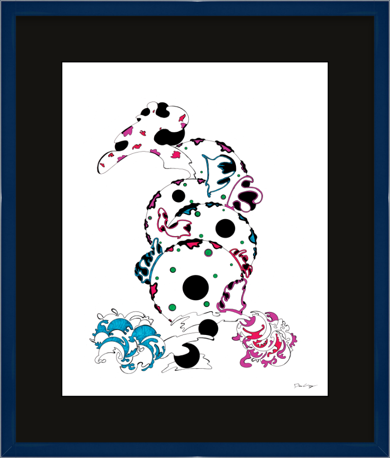 "Don't Be Koi" Framed Fine Art Print (Giclée)