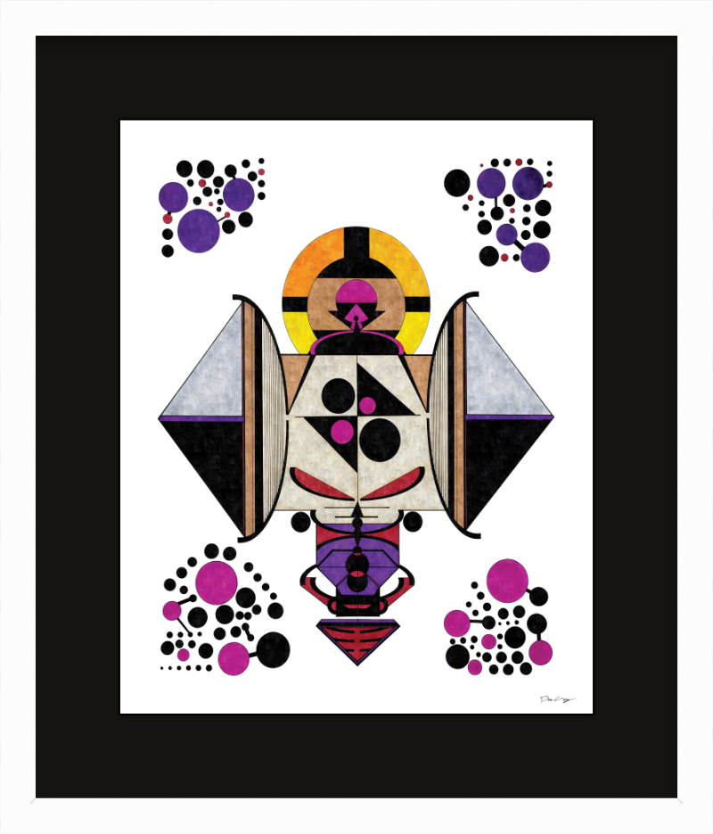 "Demon Shrine" Framed Fine Art Print (Giclée)
