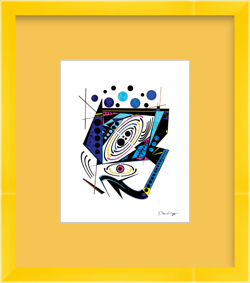 "90s Traffic" Framed Fine Art Print (Giclée)