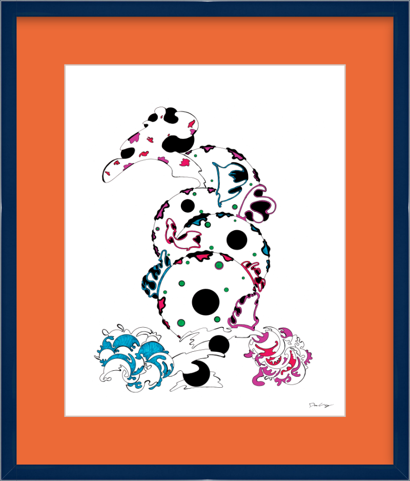 "Don't Be Koi" Framed Fine Art Print (Giclée)