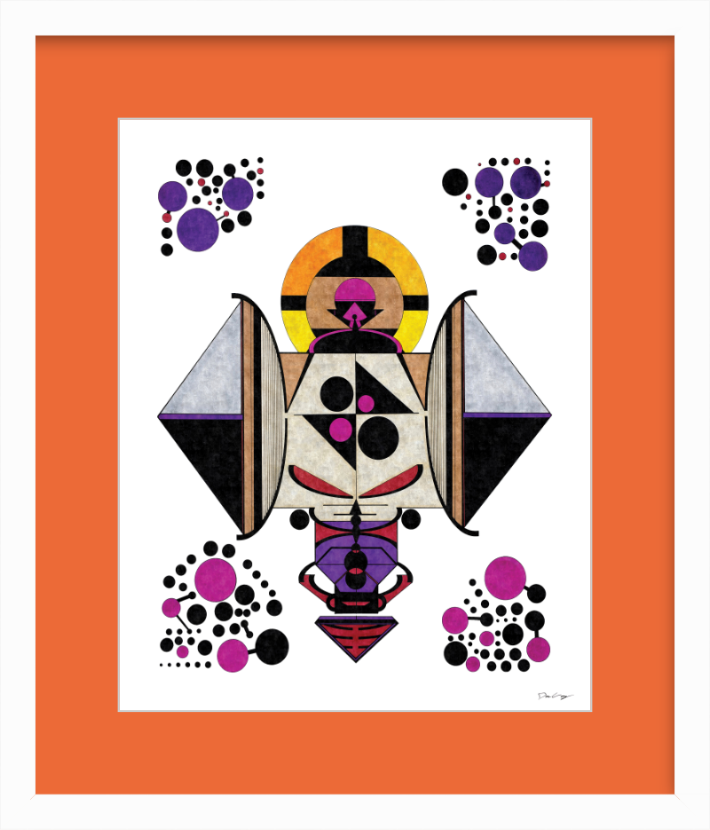 "Demon Shrine" Framed Fine Art Print (Giclée)