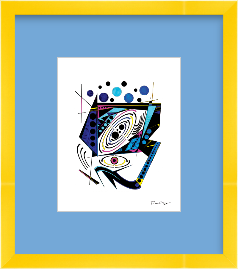 "90s Traffic" Framed Fine Art Print (Giclée)