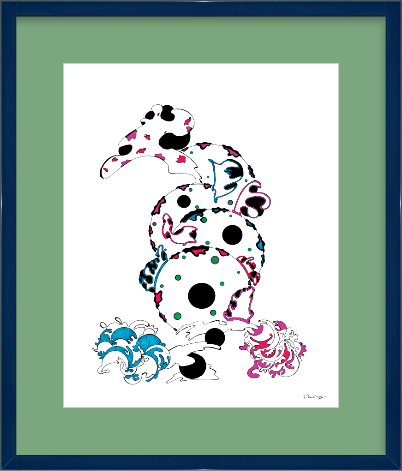 "Don't Be Koi" Framed Fine Art Print (Giclée)