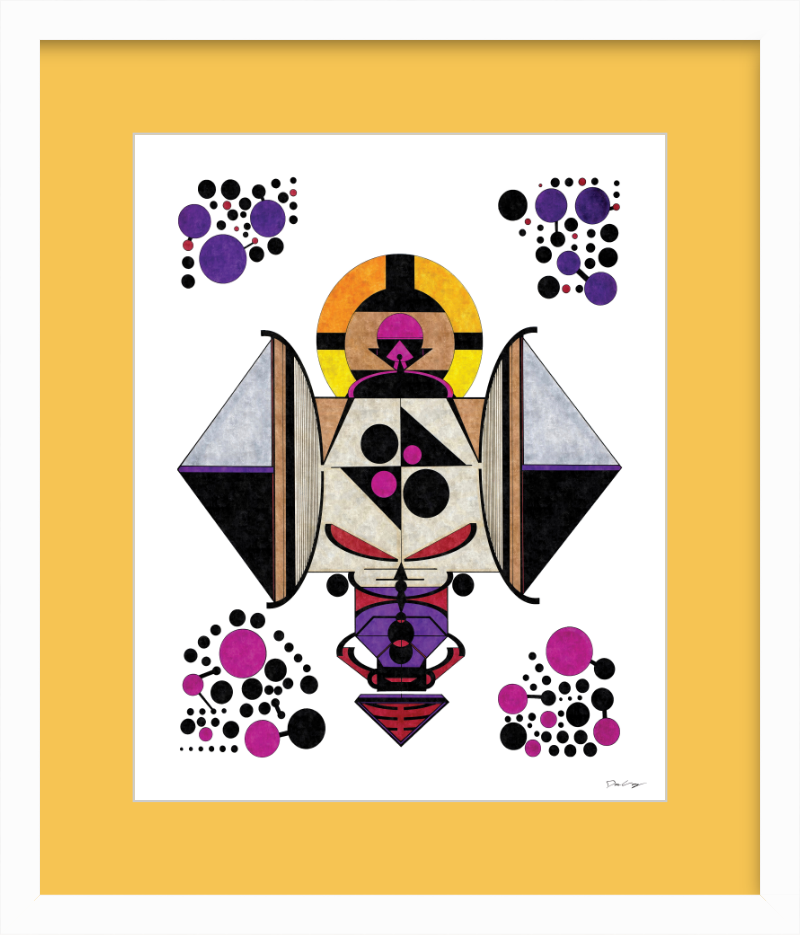 "Demon Shrine" Framed Fine Art Print (Giclée)