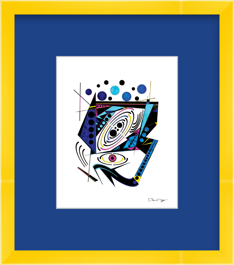 "90s Traffic" Framed Fine Art Print (Giclée)