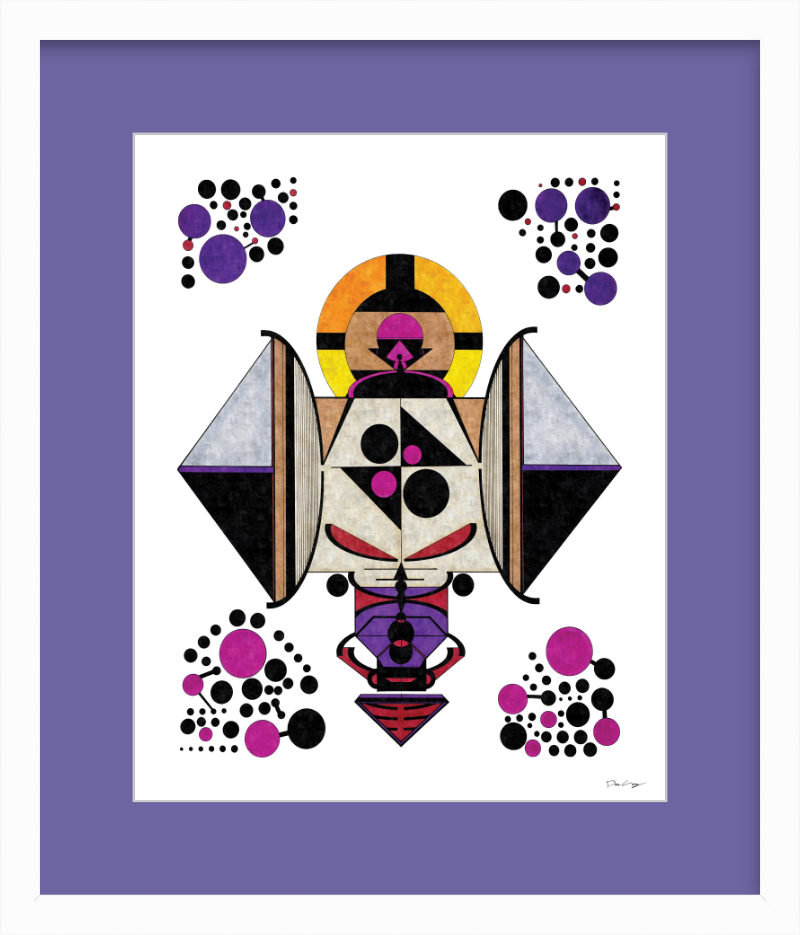 "Demon Shrine" Framed Fine Art Print (Giclée)