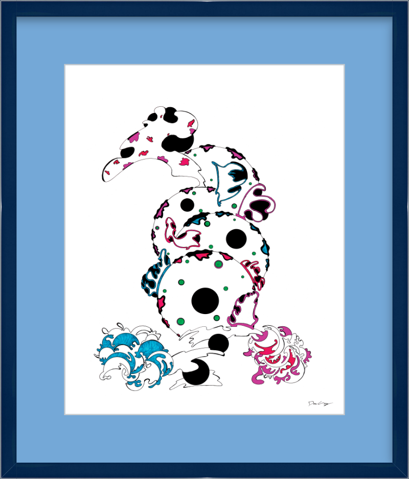 "Don't Be Koi" Framed Fine Art Print (Giclée)