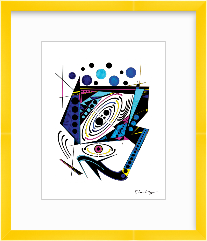 "90s Traffic" Framed Fine Art Print (Giclée)