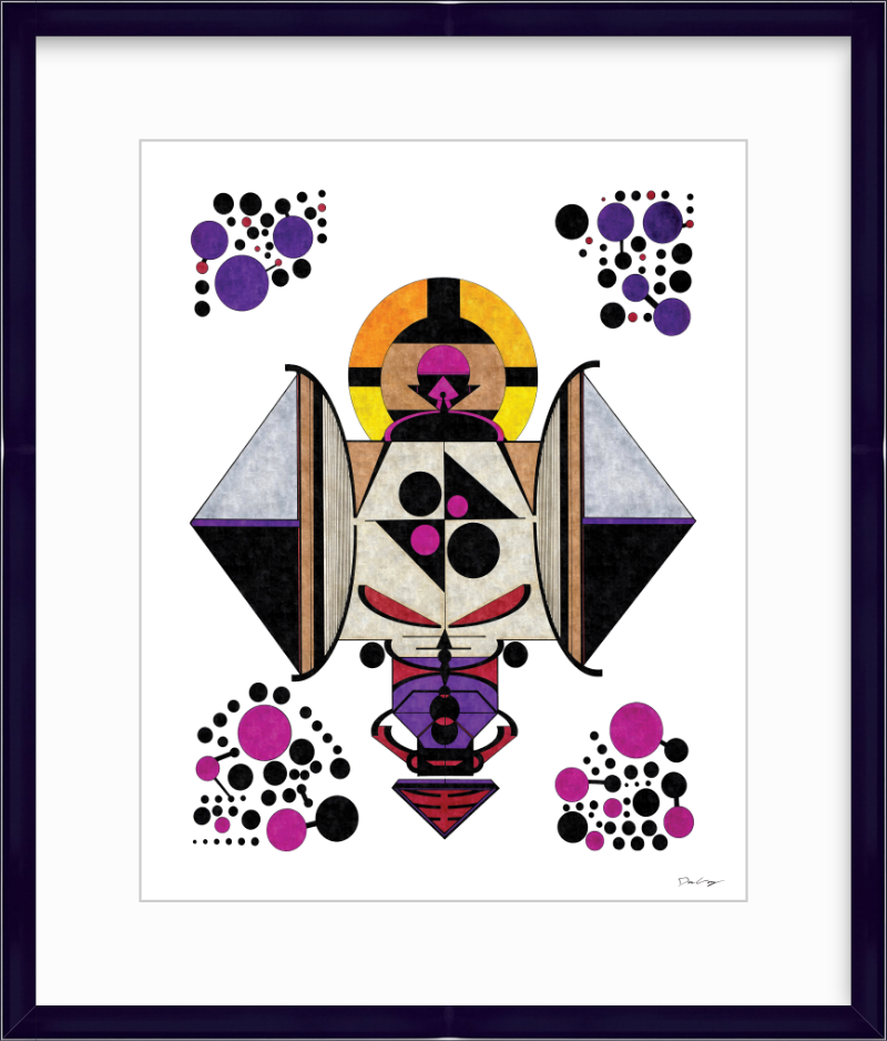 "Demon Shrine" Framed Fine Art Print (Giclée)