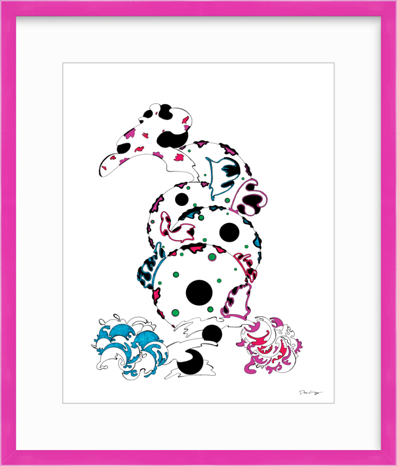 "Don't Be Koi" Framed Fine Art Print (Giclée)