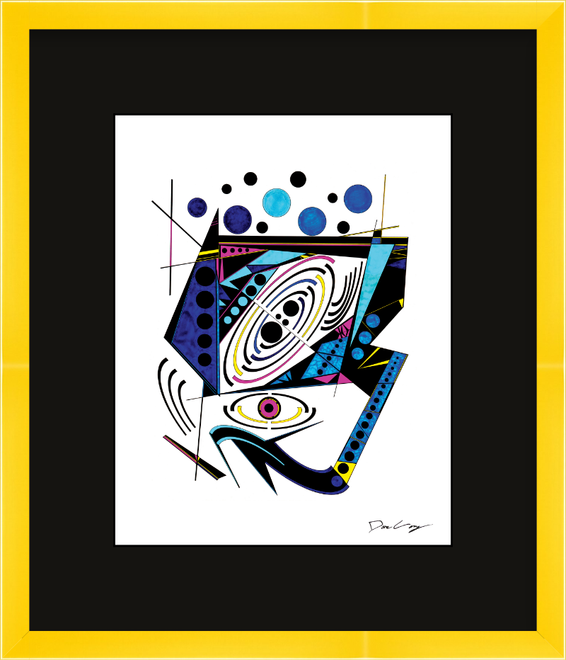 "90s Traffic" Framed Fine Art Print (Giclée)