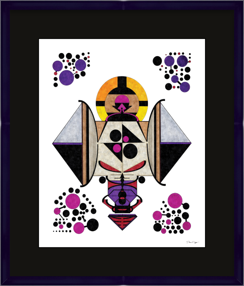 "Demon Shrine" Framed Fine Art Print (Giclée)