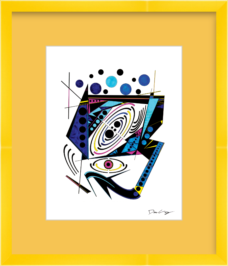 "90s Traffic" Framed Fine Art Print (Giclée)