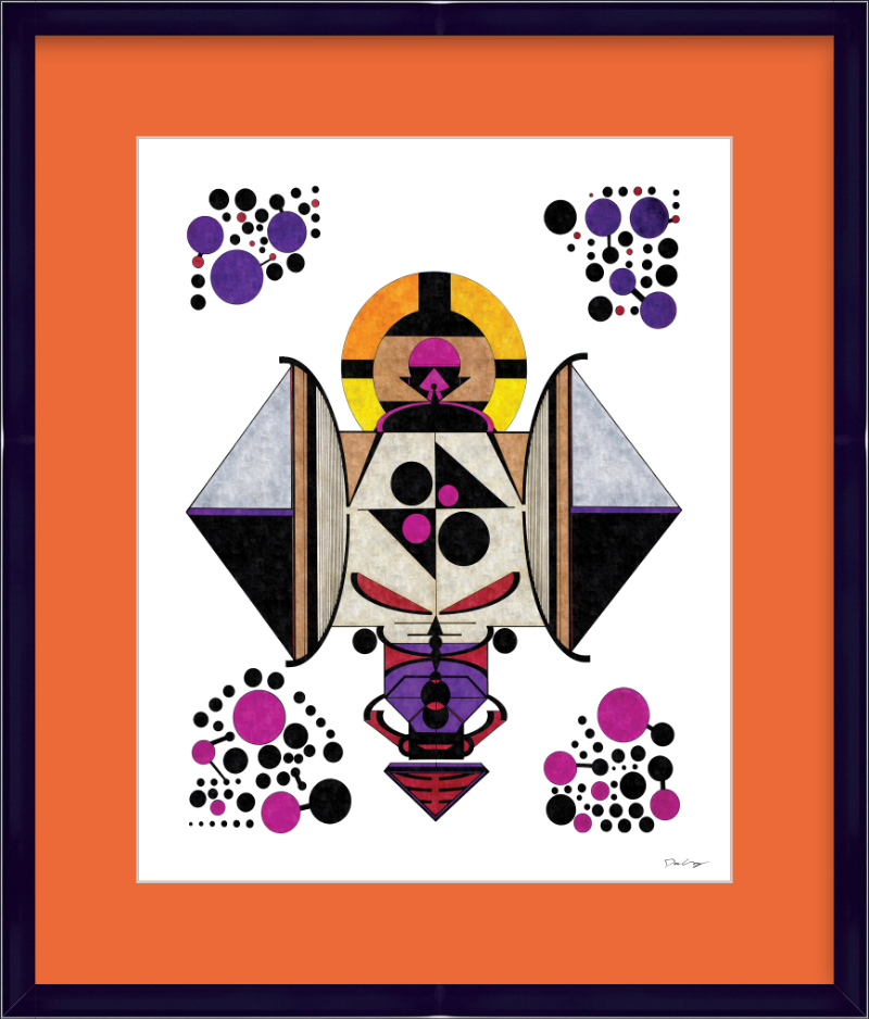 "Demon Shrine" Framed Fine Art Print (Giclée)