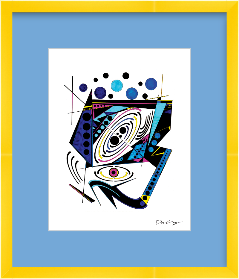 "90s Traffic" Framed Fine Art Print (Giclée)