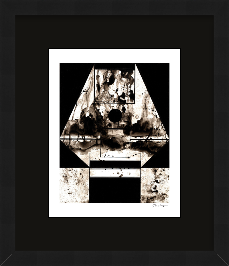 "Black Star" Framed Fine Art Print (Giclée)