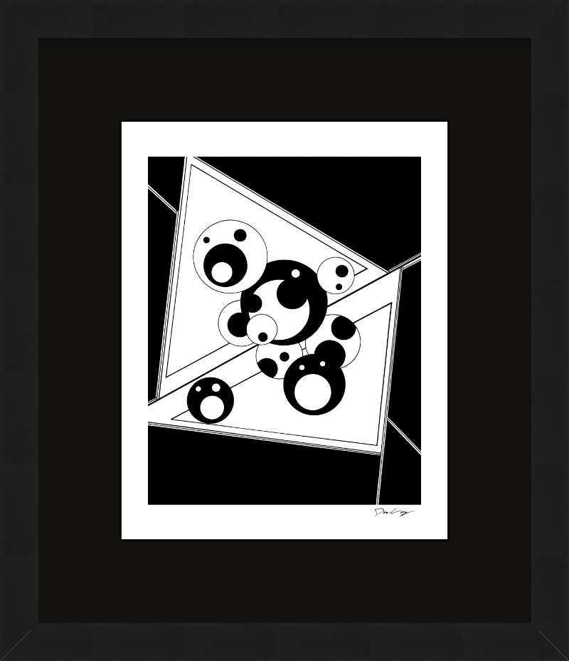 "Bubble Tape" Framed Fine Art Print (Giclée)