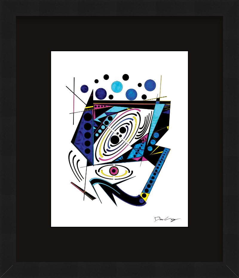 "90s Traffic" Framed Fine Art Print (Giclée)