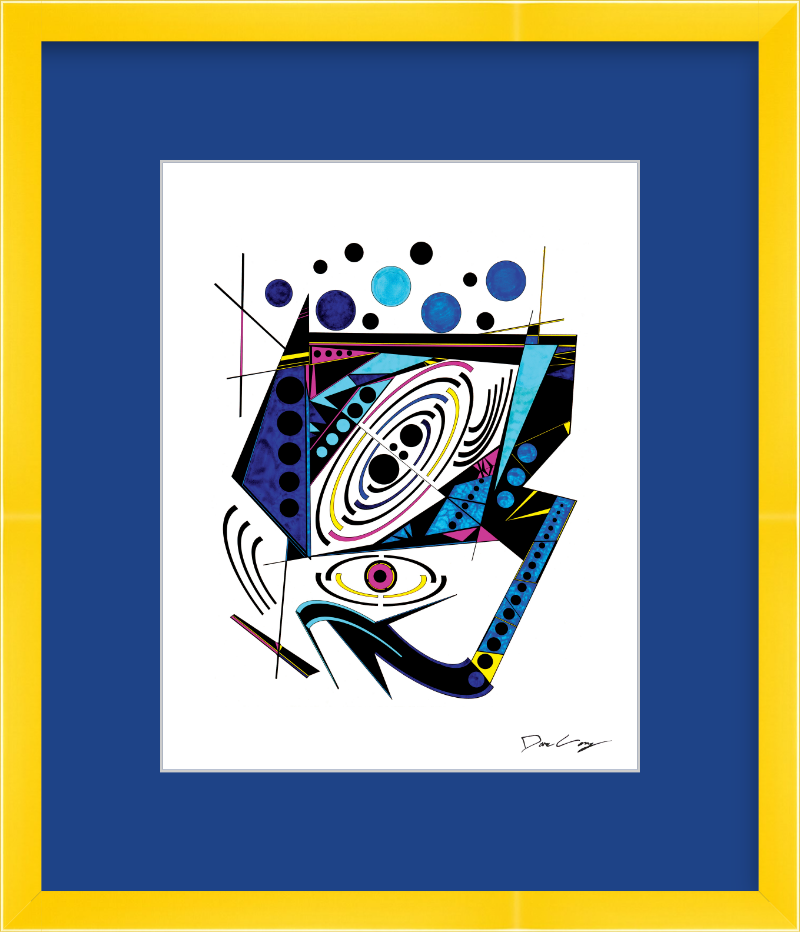 "90s Traffic" Framed Fine Art Print (Giclée)