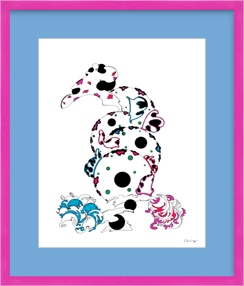 "Don't Be Koi" Framed Fine Art Print (Giclée)