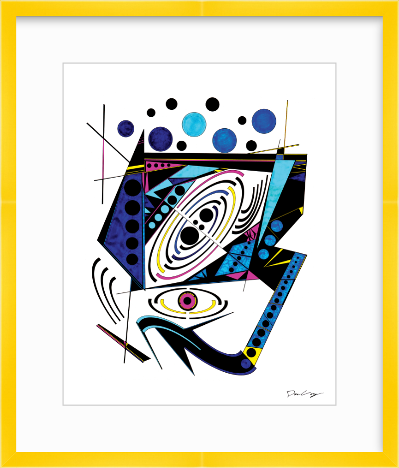 "90s Traffic" Framed Fine Art Print (Giclée)