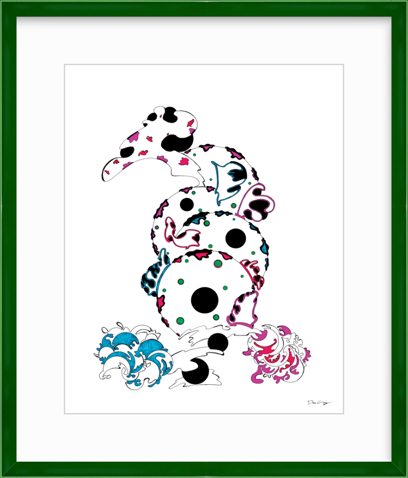 "Don't Be Koi" Framed Fine Art Print (Giclée)