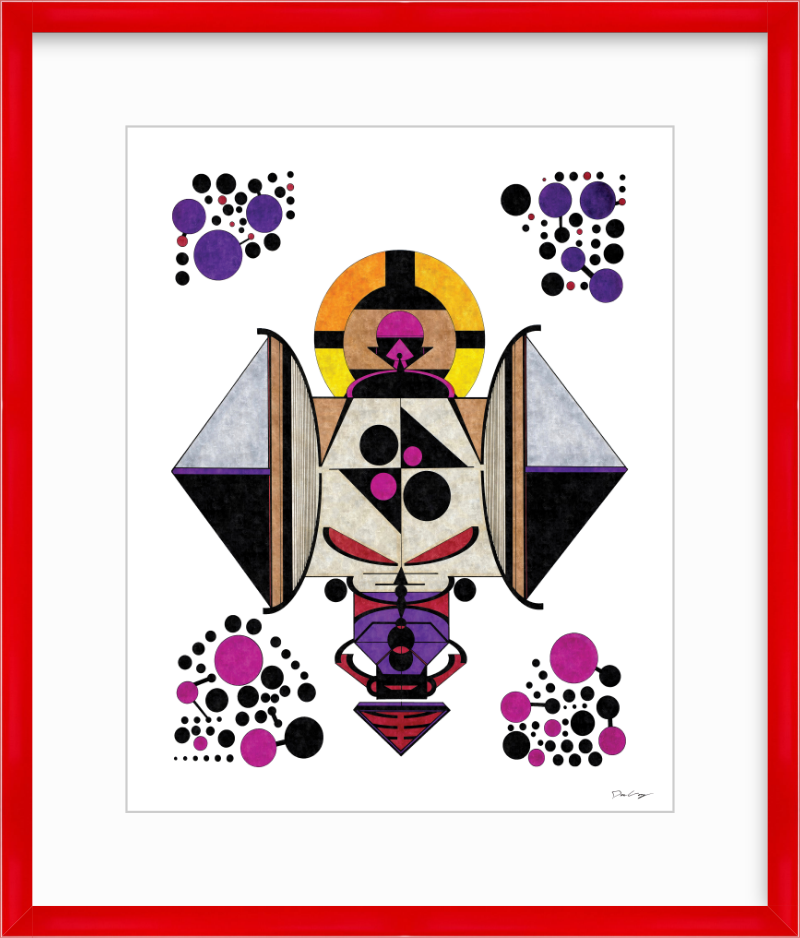 "Demon Shrine" Framed Fine Art Print (Giclée)