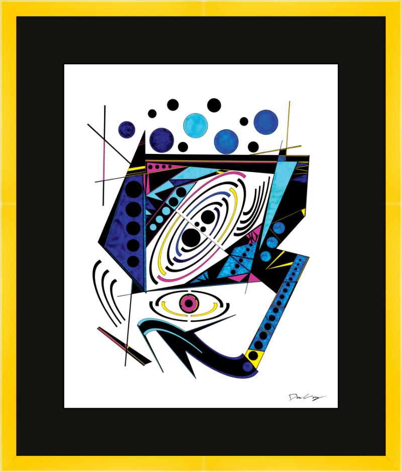 "90s Traffic" Framed Fine Art Print (Giclée)