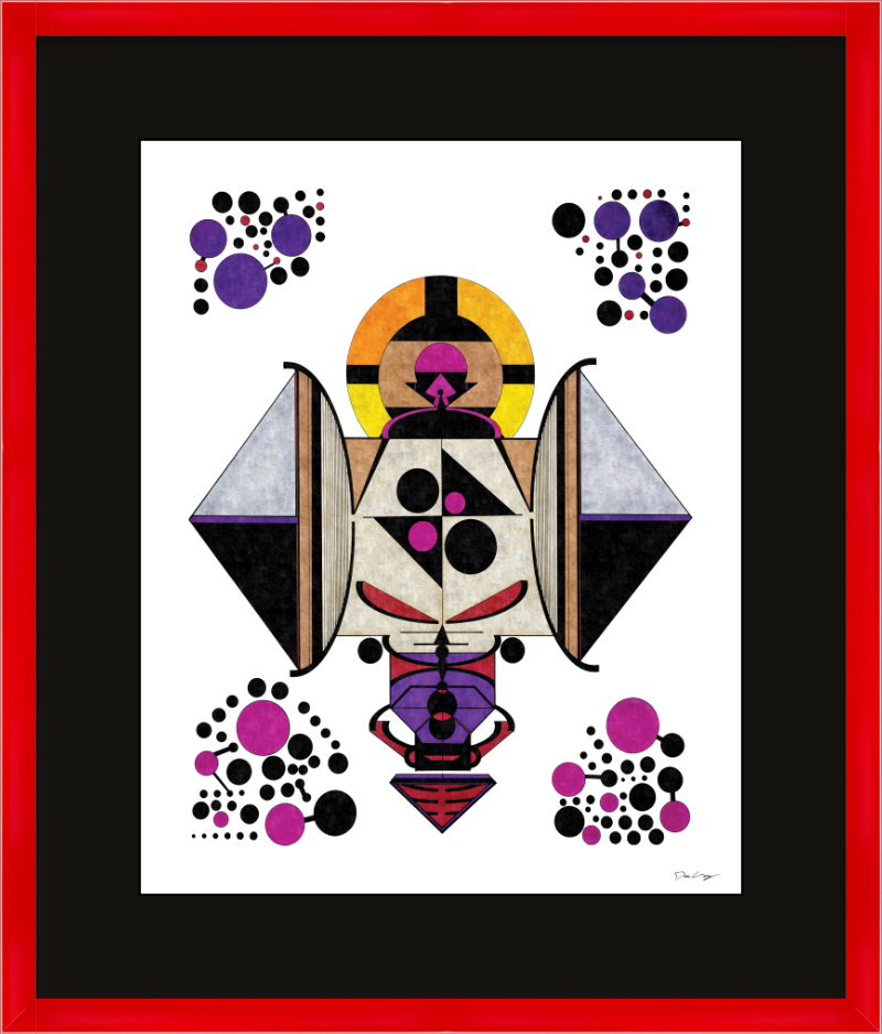 "Demon Shrine" Framed Fine Art Print (Giclée)