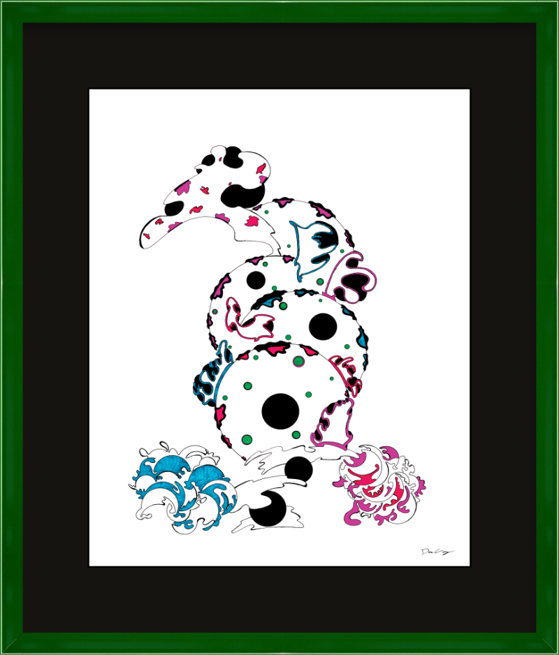 "Don't Be Koi" Framed Fine Art Print (Giclée)