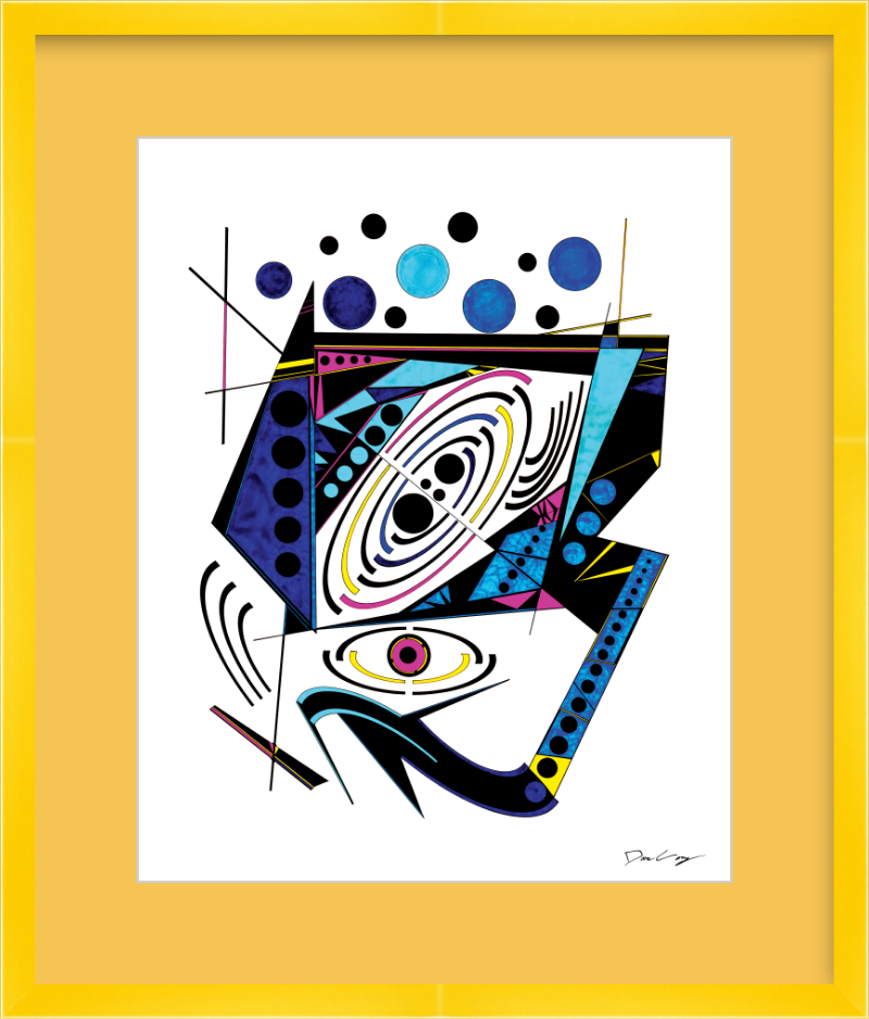 "90s Traffic" Framed Fine Art Print (Giclée)