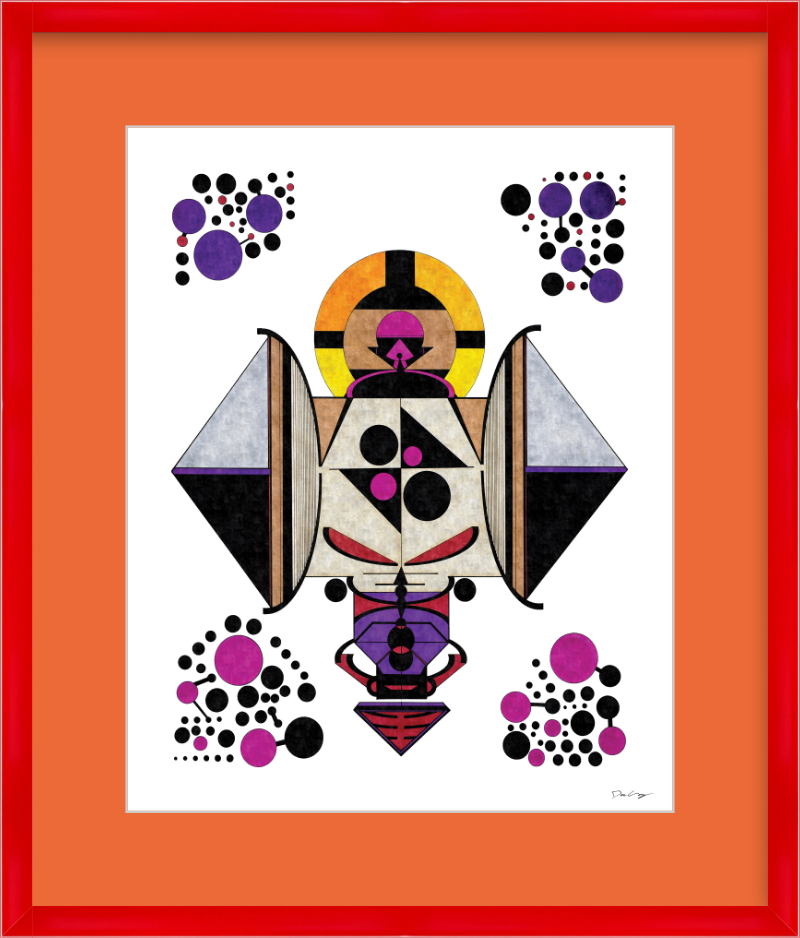 "Demon Shrine" Framed Fine Art Print (Giclée)