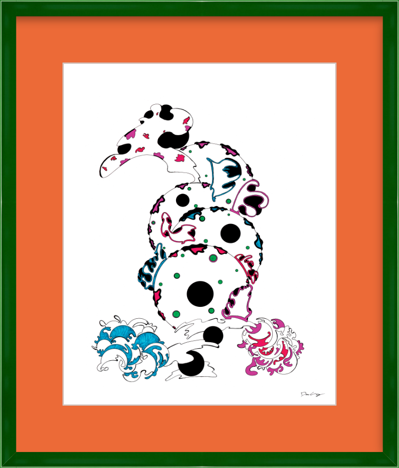 "Don't Be Koi" Framed Fine Art Print (Giclée)
