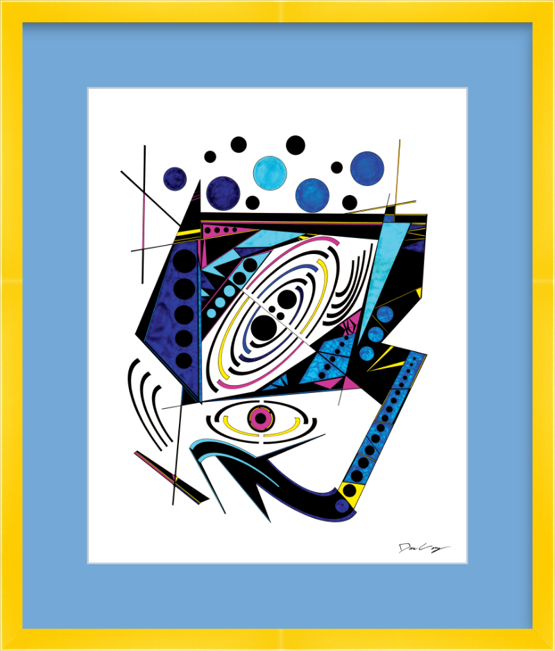 "90s Traffic" Framed Fine Art Print (Giclée)