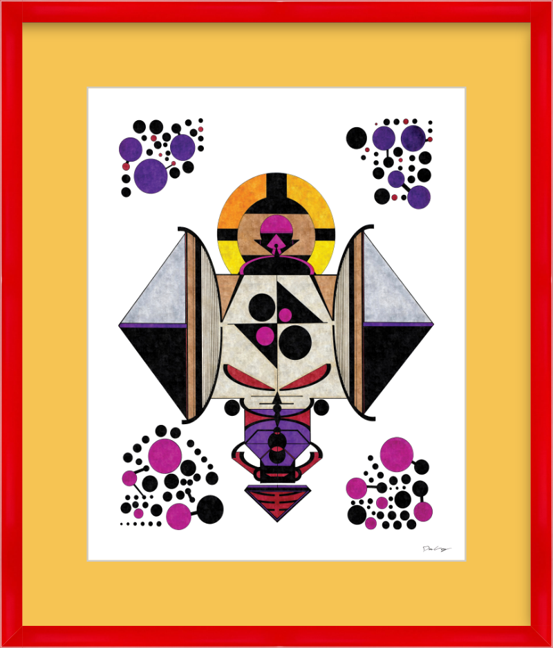 "Demon Shrine" Framed Fine Art Print (Giclée)