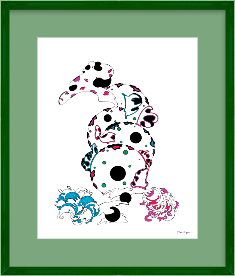 "Don't Be Koi" Framed Fine Art Print (Giclée)