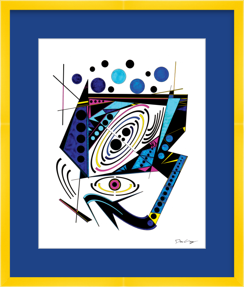 "90s Traffic" Framed Fine Art Print (Giclée)