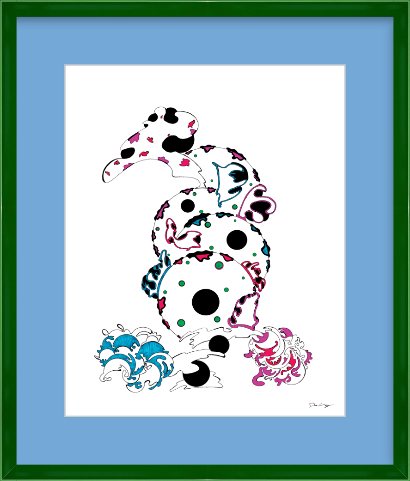 "Don't Be Koi" Framed Fine Art Print (Giclée)