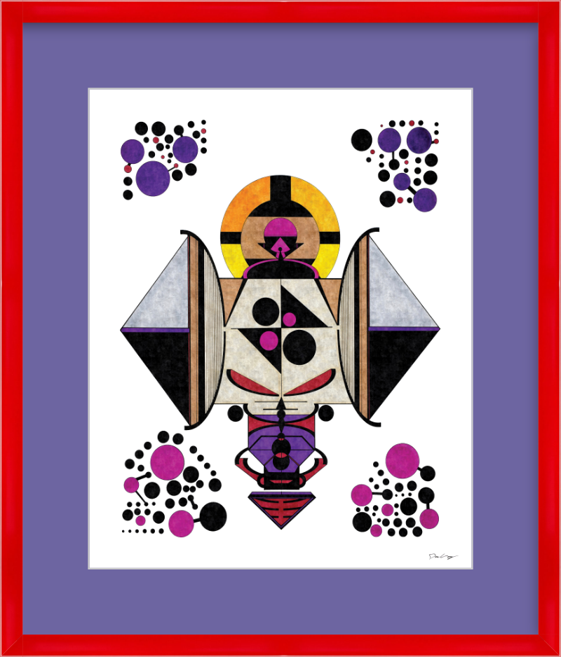 "Demon Shrine" Framed Fine Art Print (Giclée)