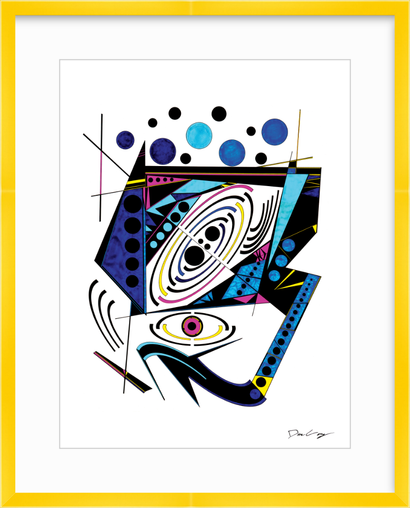 "90s Traffic" Framed Fine Art Print (Giclée)