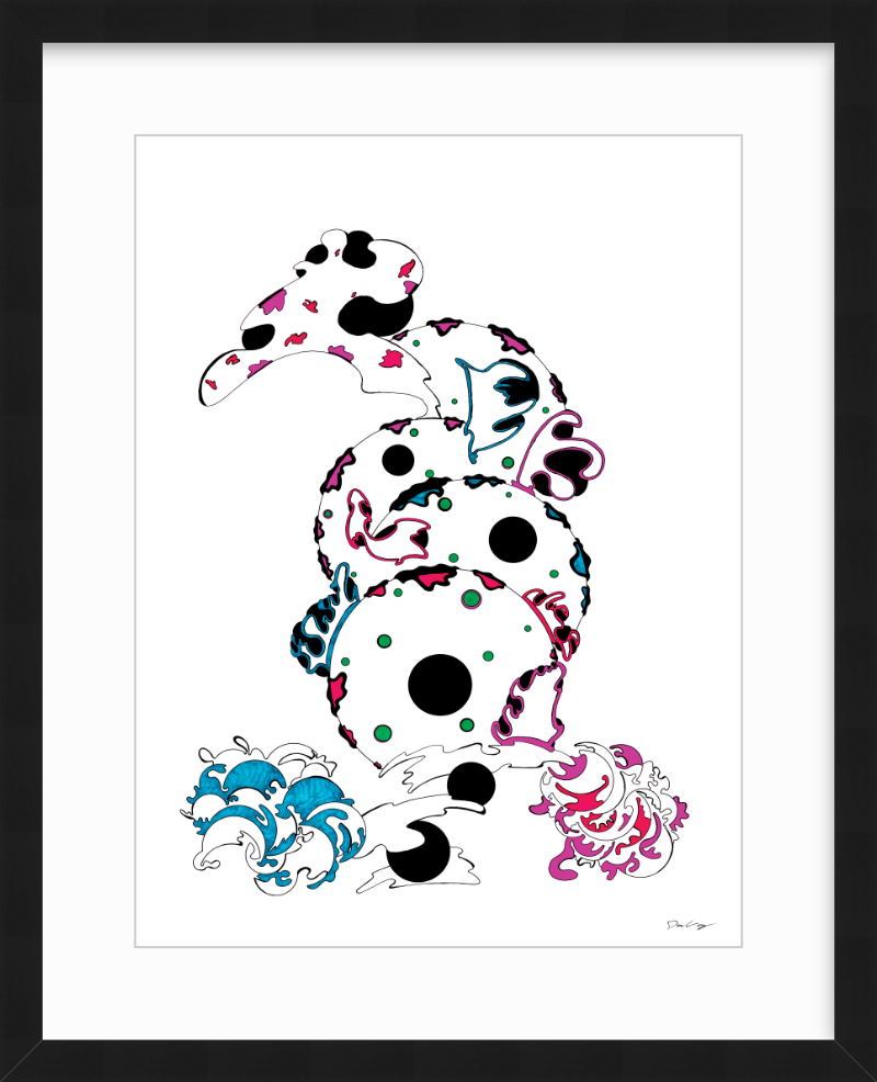 "Don't Be Koi" Framed Fine Art Print (Giclée)
