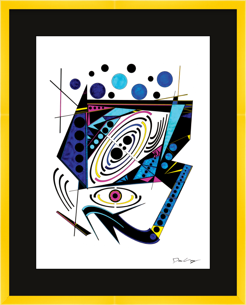 "90s Traffic" Framed Fine Art Print (Giclée)