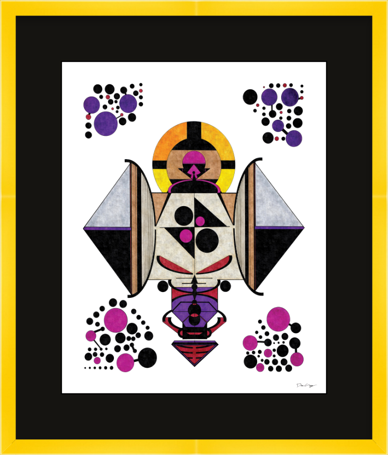 "Demon Shrine" Framed Fine Art Print (Giclée)