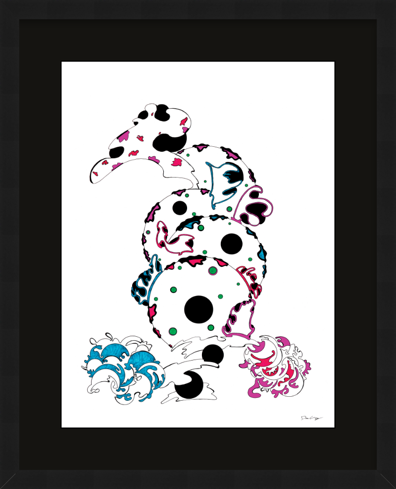 "Don't Be Koi" Framed Fine Art Print (Giclée)