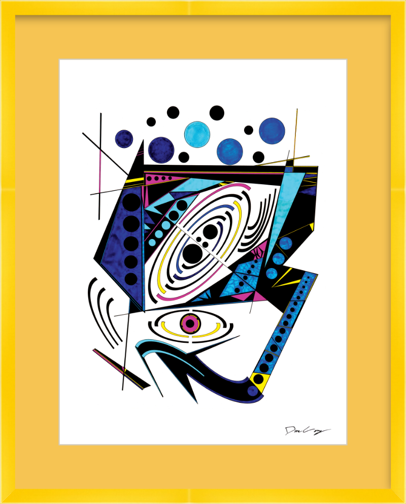 "90s Traffic" Framed Fine Art Print (Giclée)