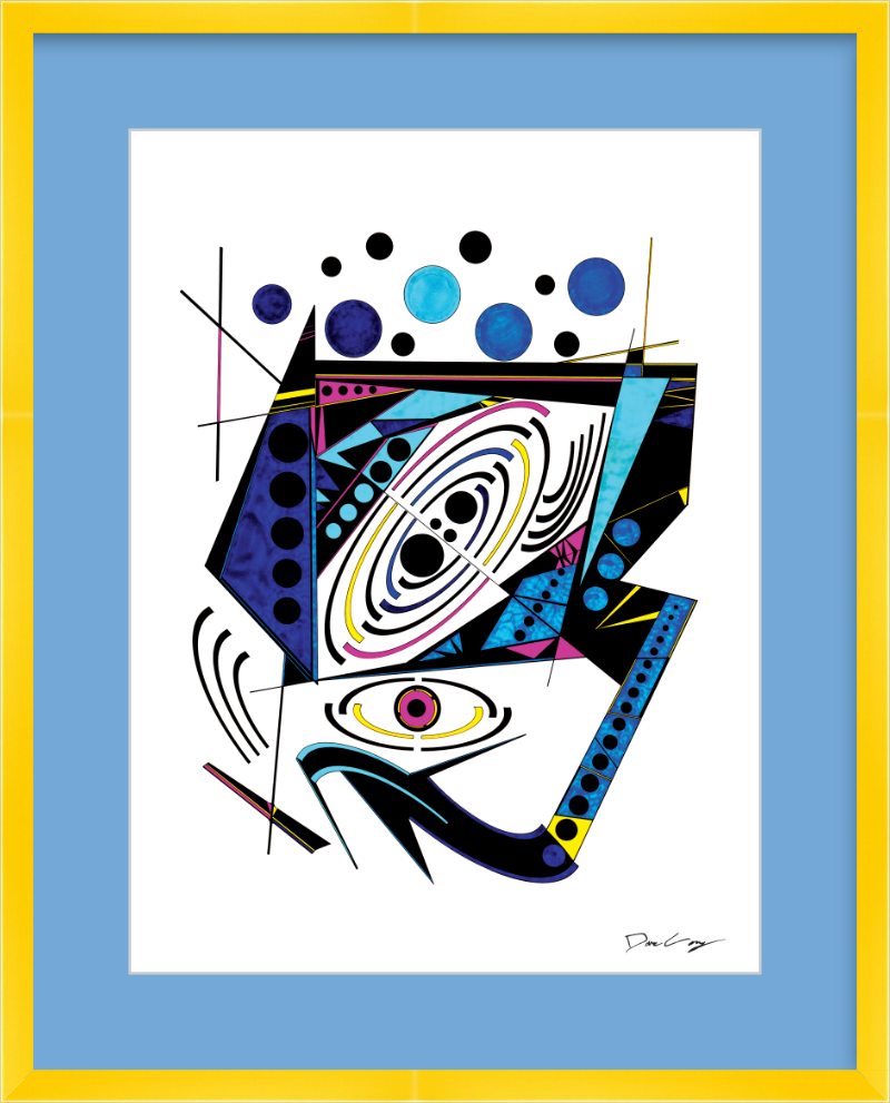 "90s Traffic" Framed Fine Art Print (Giclée)